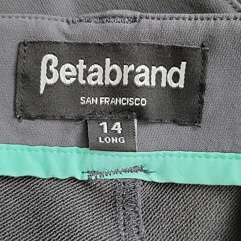 Betabrand Gray Travel‎ Cargo Pants Size 14 Long - Picture 8 of 12